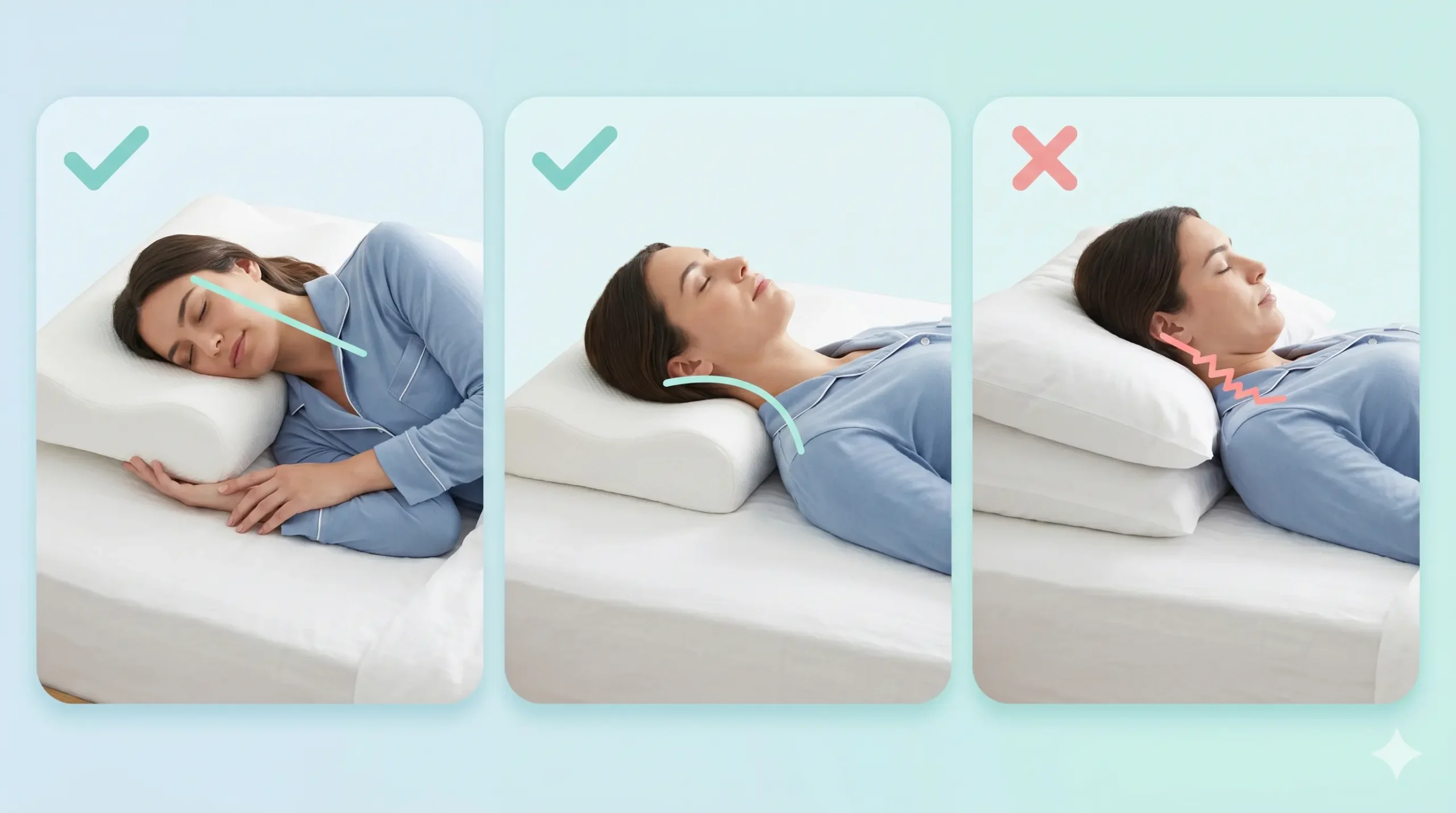Cómo elegir una almohada cervical barata según altura, soporte y firmeza