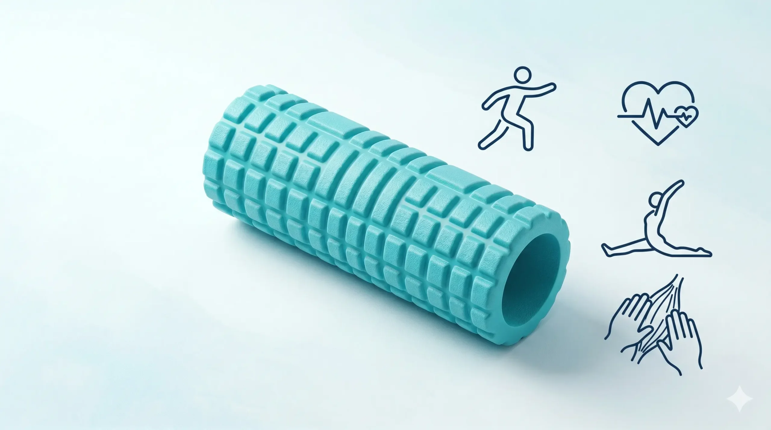 Foam roller para recuperación muscular y movilidad