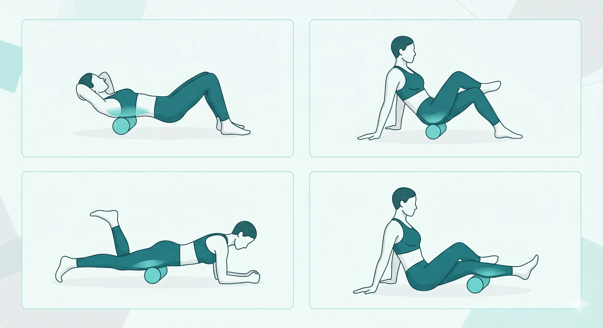 Usos del foam roller por zona corporal