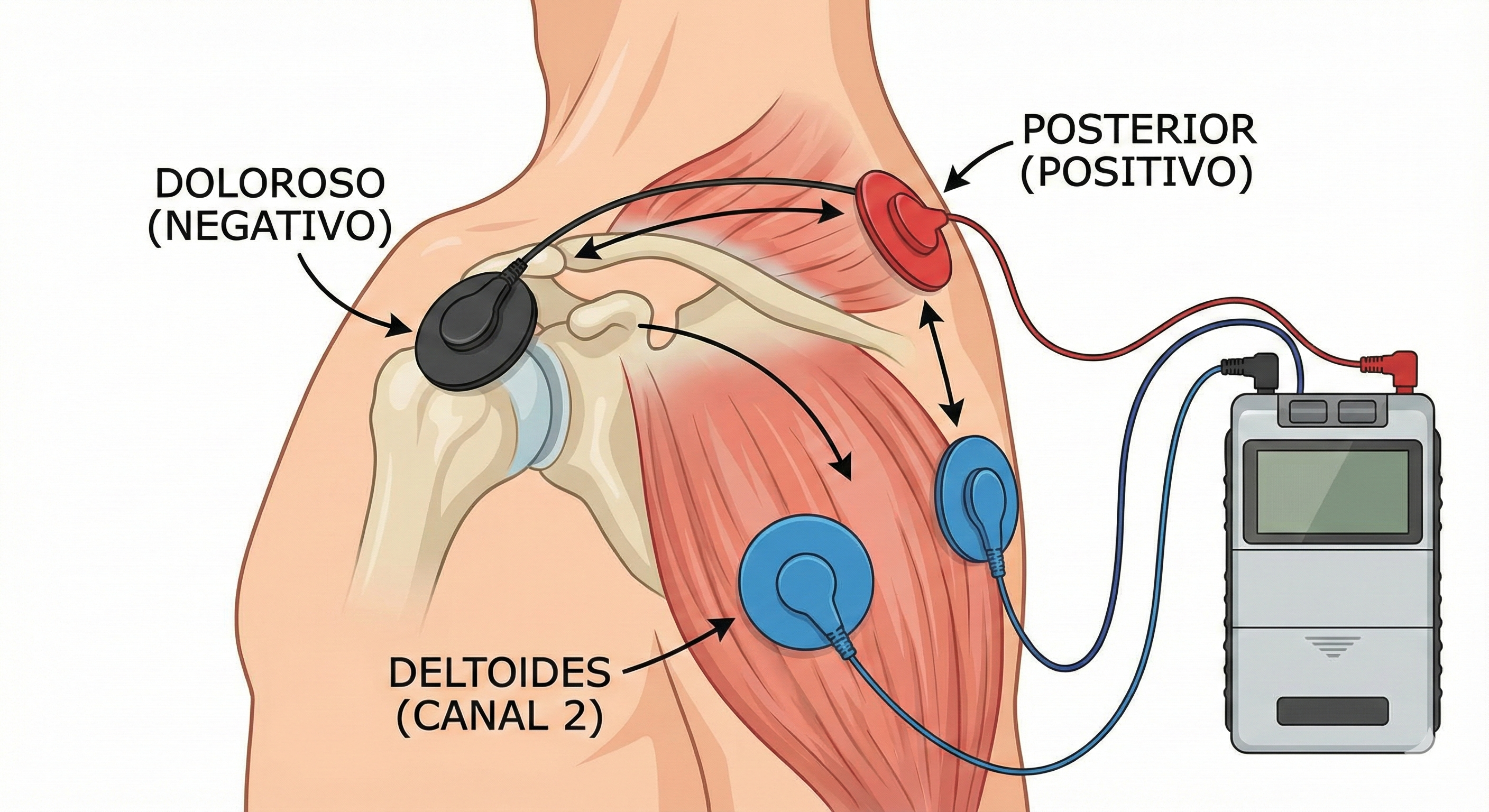 Colocación TENS en supraespinoso