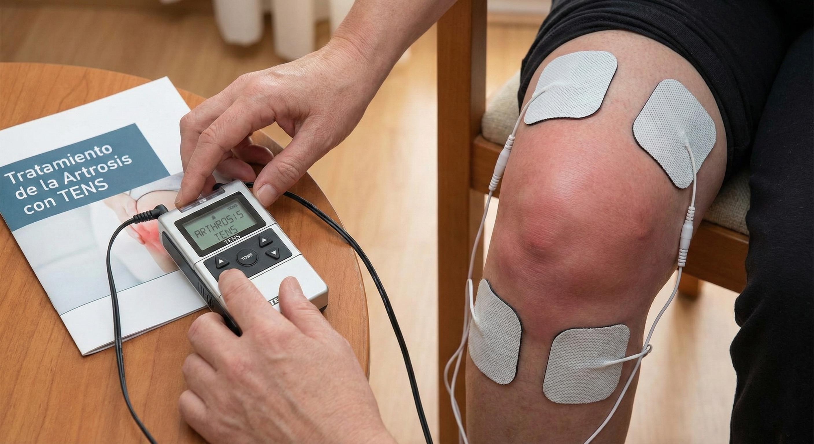 Referencia visual de TENS en dolor por artrosis