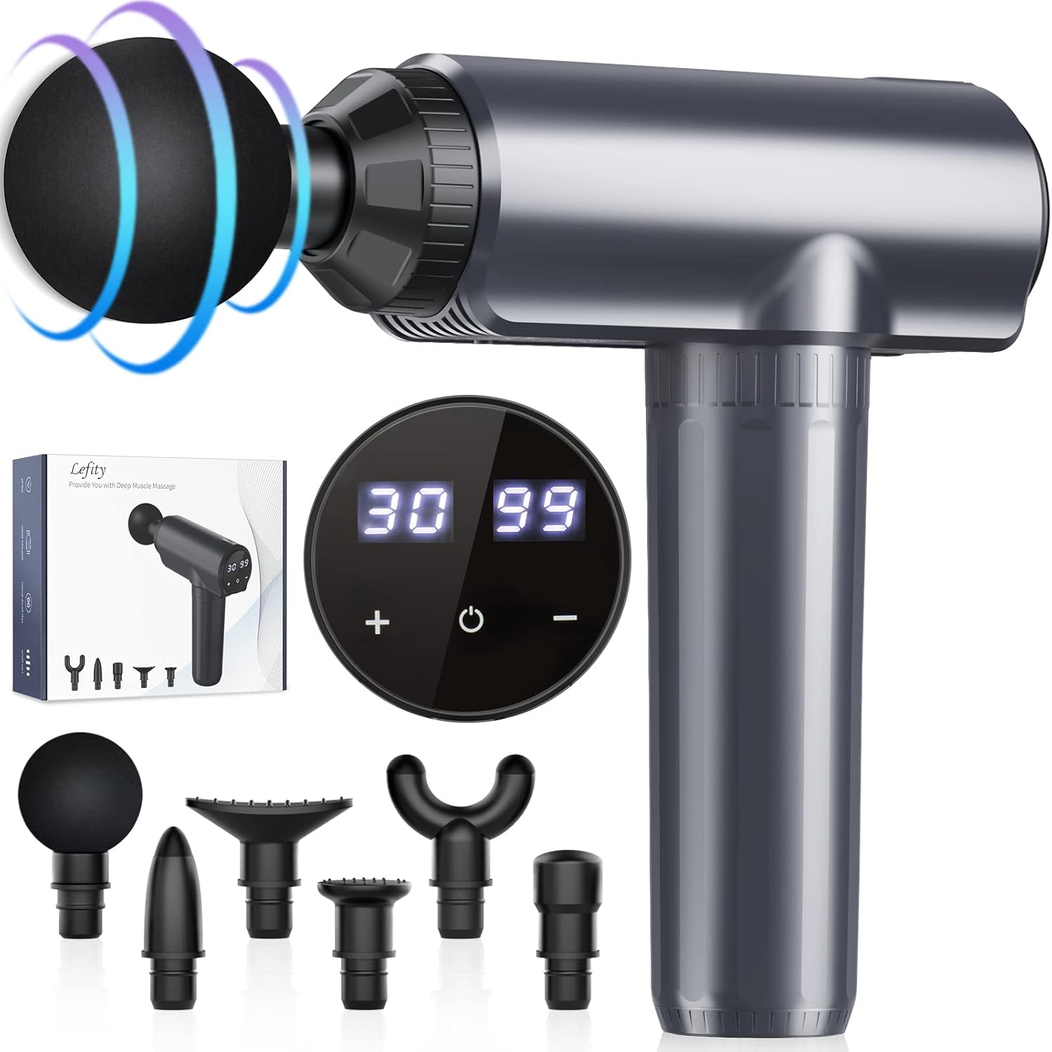 Pistola de masaje muscular Lefity