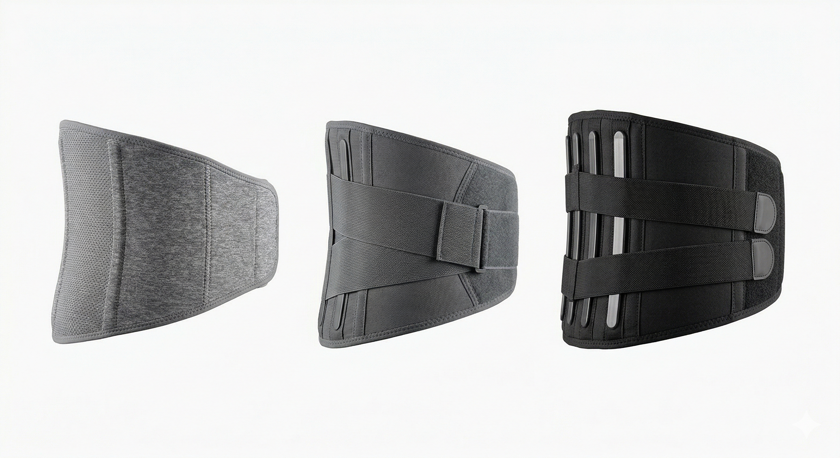 Comparación de niveles de soporte en fajas lumbares para hernia discal