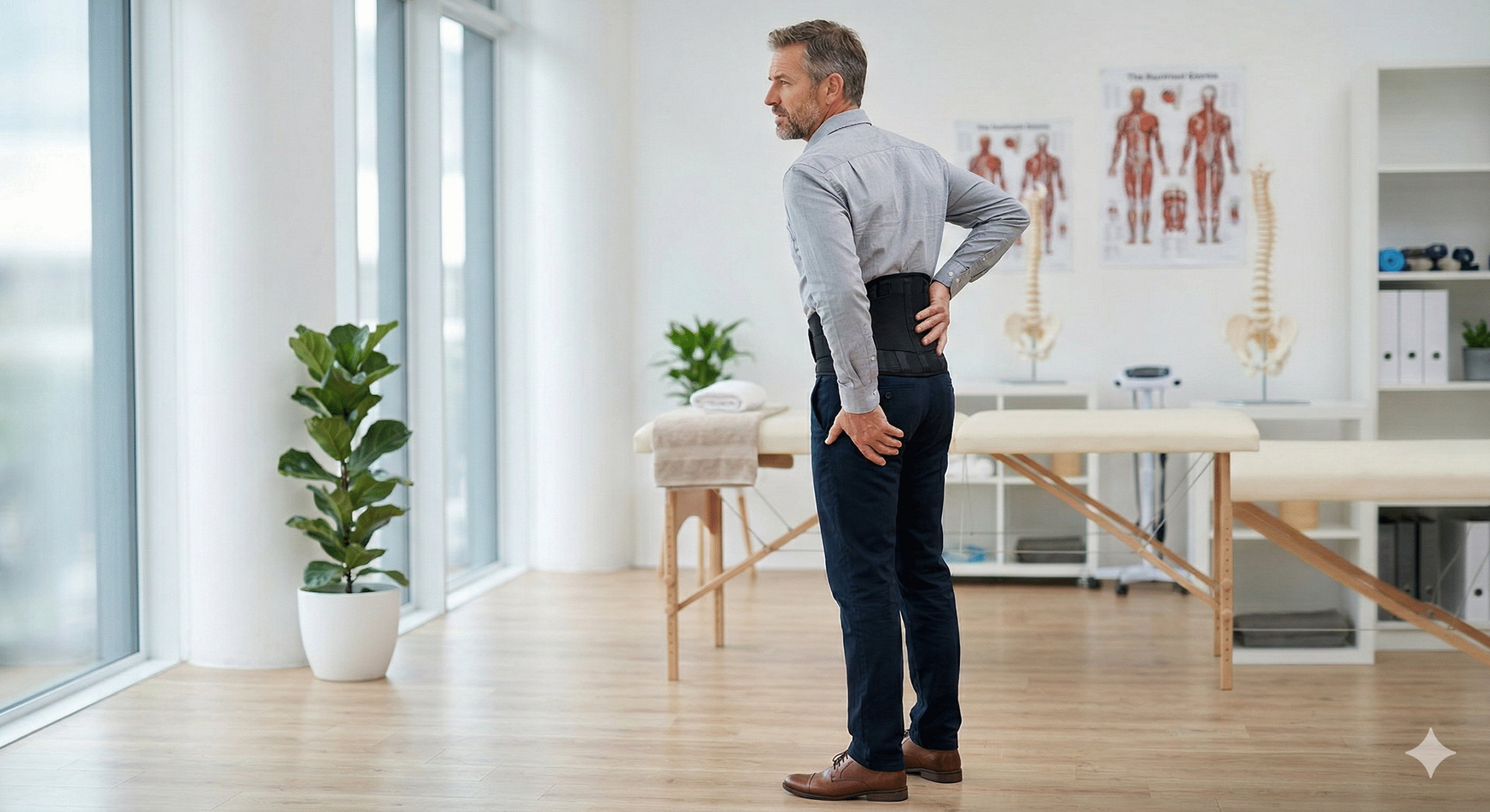 Uso complementario de faja lumbar en ciática