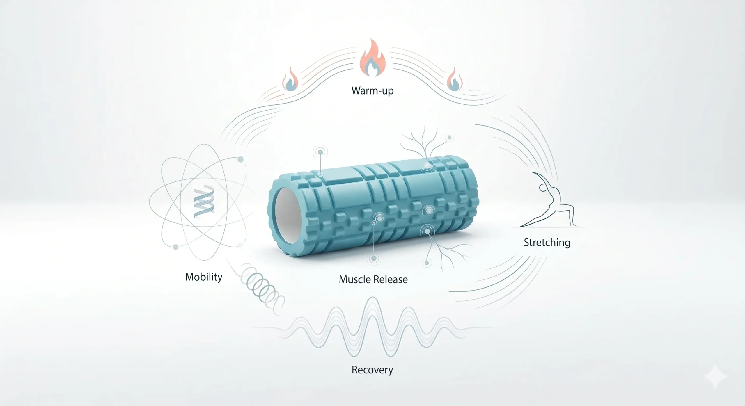 Beneficios generales del foam roller