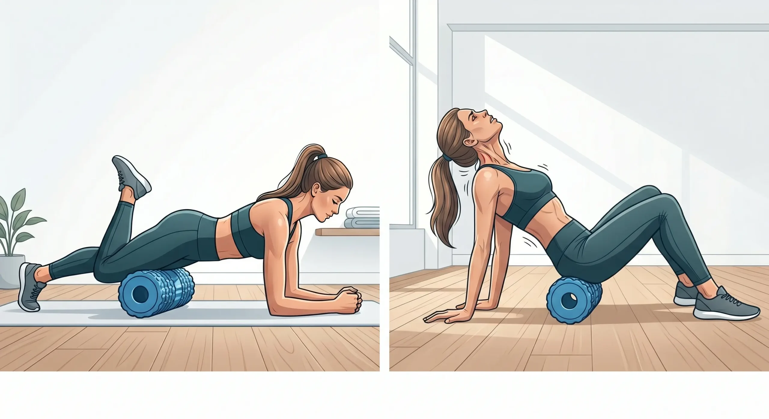 Errores frecuentes al usar foam roller en cuádriceps