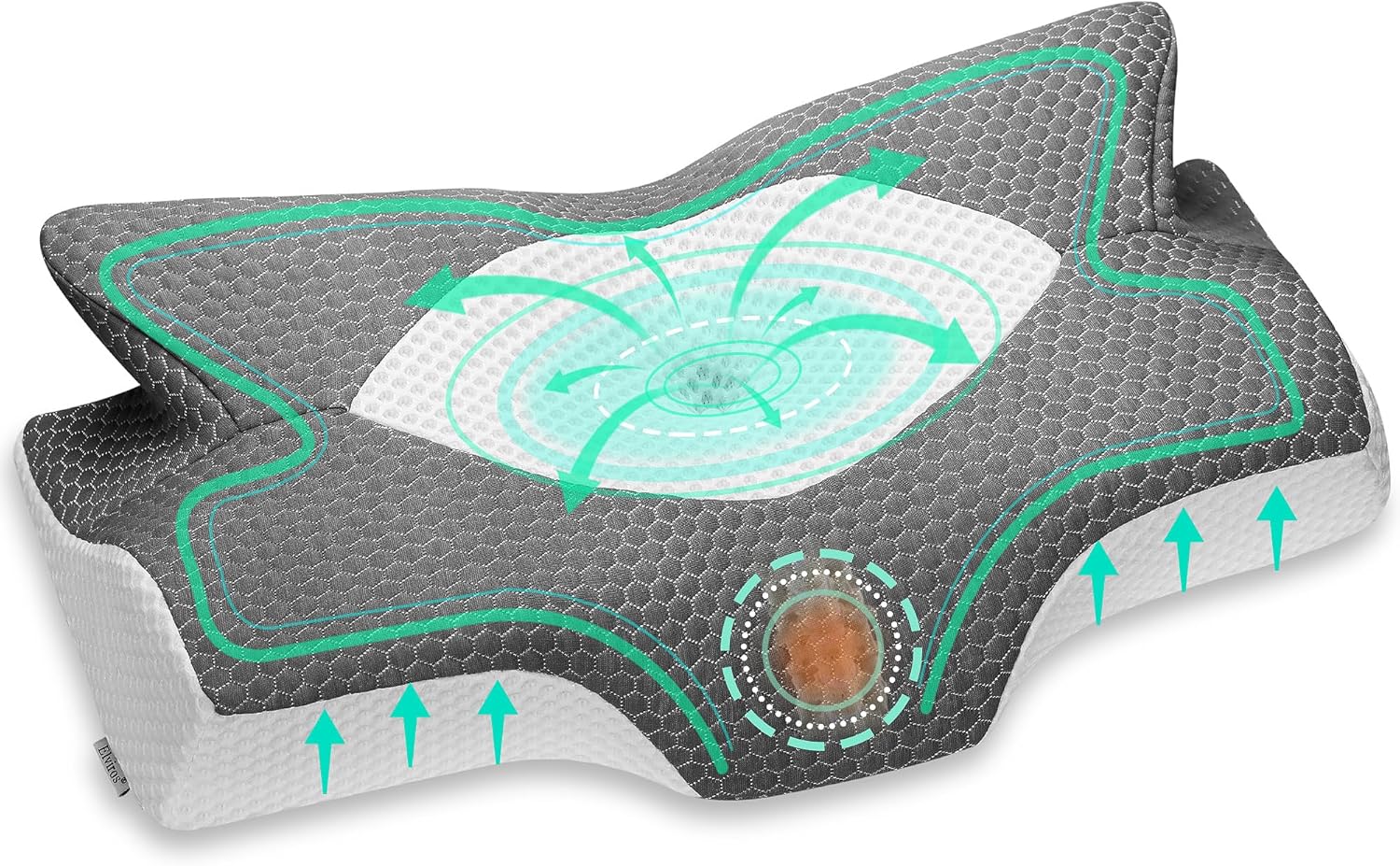 Elviros almohada cervical calidad precio para dormir de lado