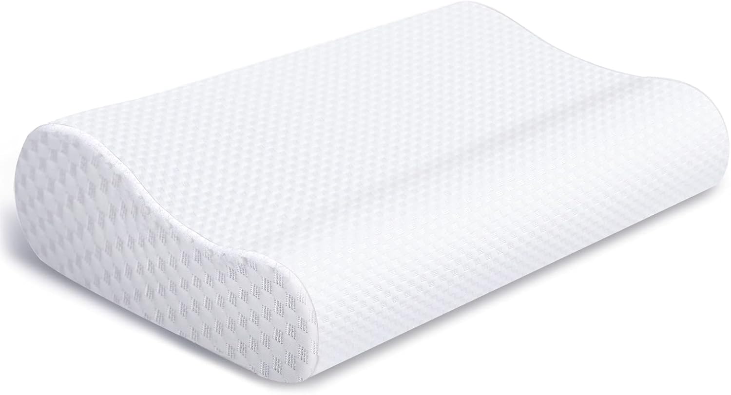 Findigit almohada viscoelástica cervical best seller Amazon con dos alturas