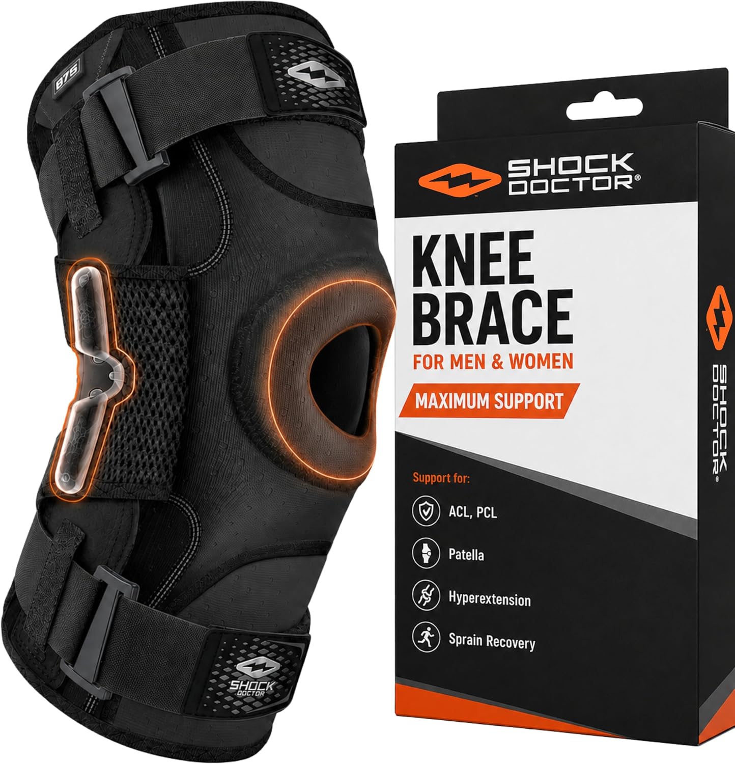 Shock Doctor 875 Ultra con bisagras bilaterales