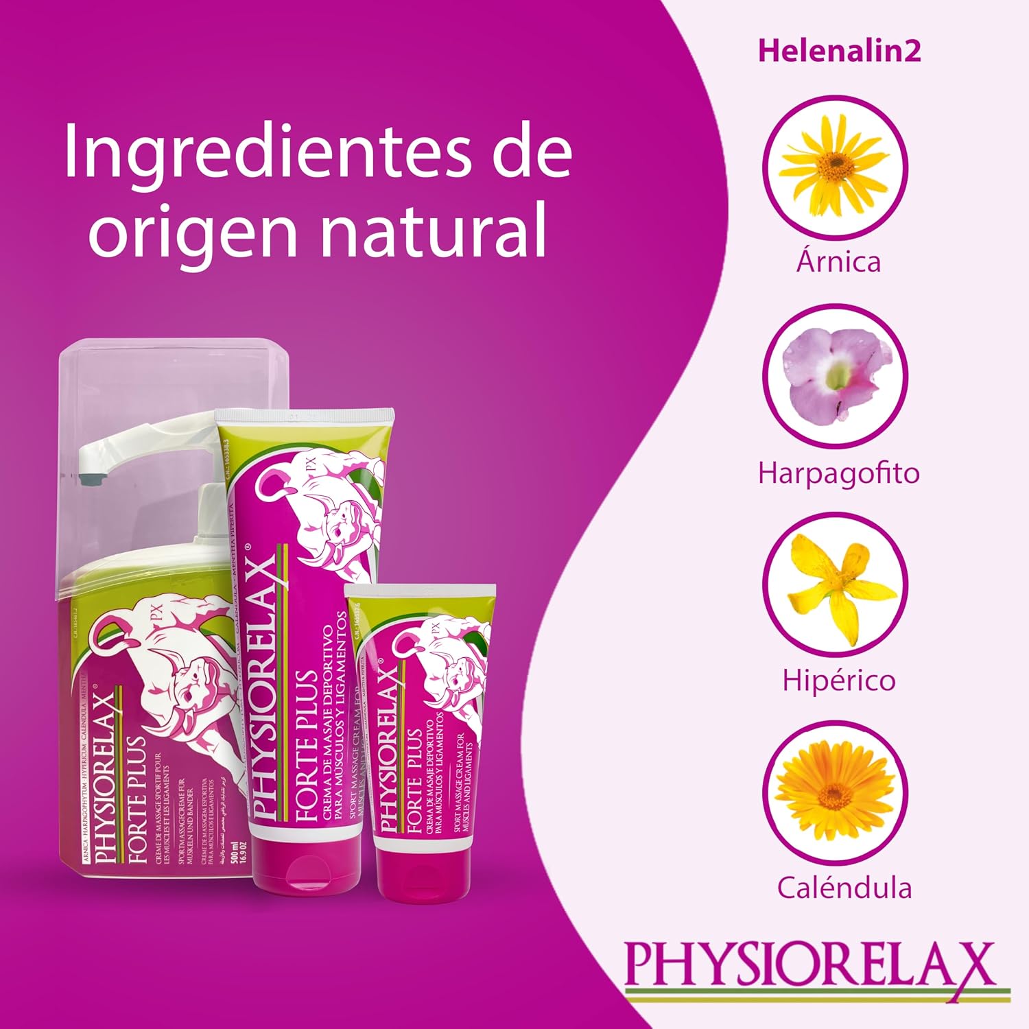 Physiorelax Forte Plus crema para masaje muscular