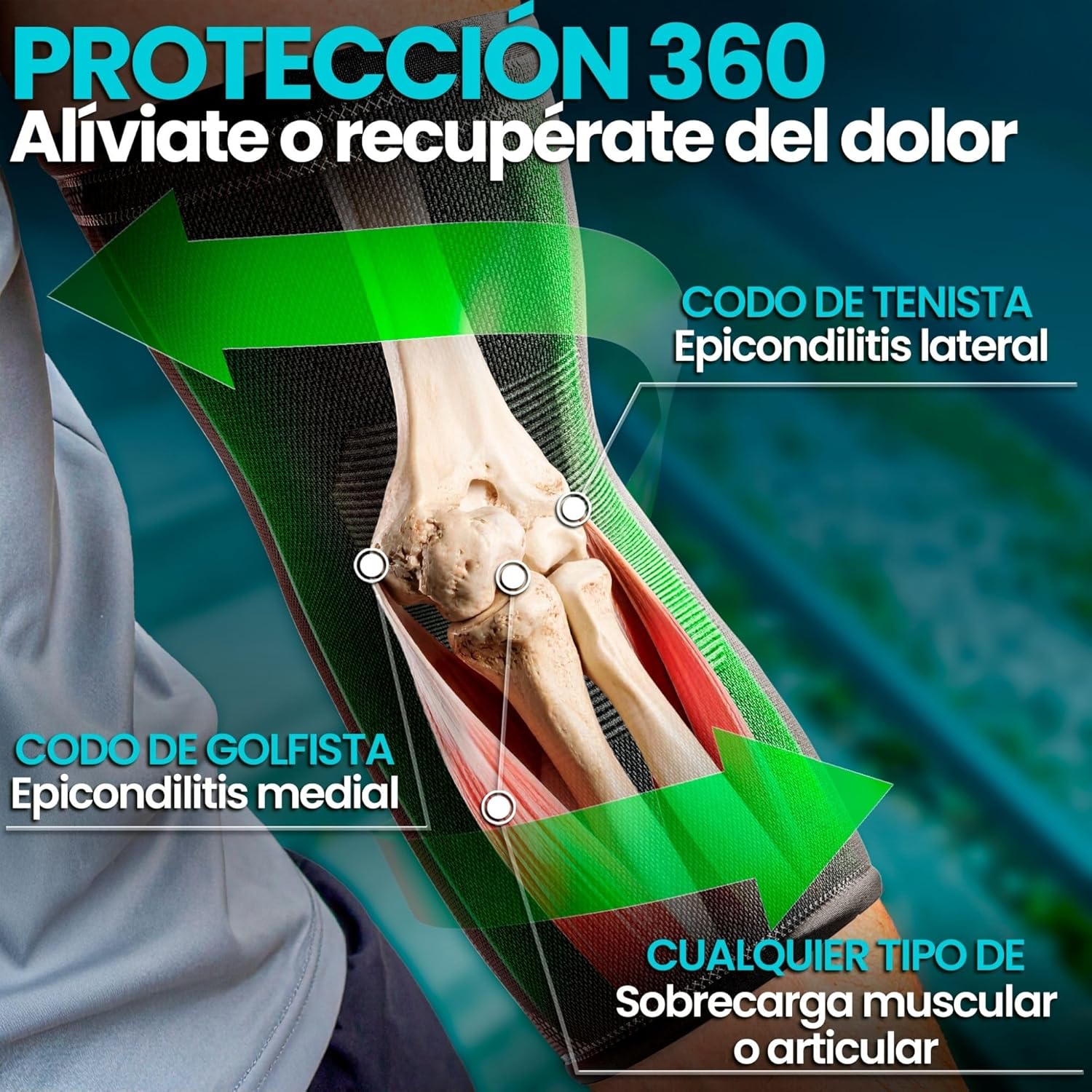 Detalle de la manga compresiva NativoDex